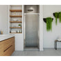 Maax - Pivolok 27-28.75 x 64.5 in. Pivot Shower Door for Alcove Installation with Raindrop glass in Chrome