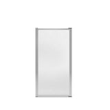 Polar Pivot 31-32.75 x 64.5 in. Pivot Shower Door for Alcove Installation with Raindrop glass in Chrome