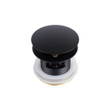 Maax - Bathtub Pop-Up Metal Drain in Matte Black - Matte Black