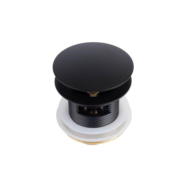 Maax - Bathtub Pop-Up Metal Drain in Matte Black - Matte Black