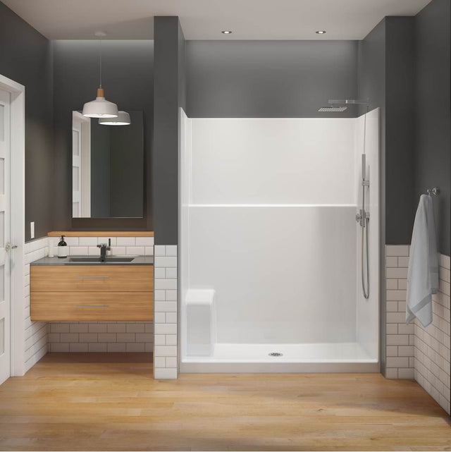 Maax - SS3260 AcrylXE Alcove One-Piece Shower in White - White