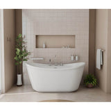 Keros Deckmounted Tub Faucet with Handshower in Chrome