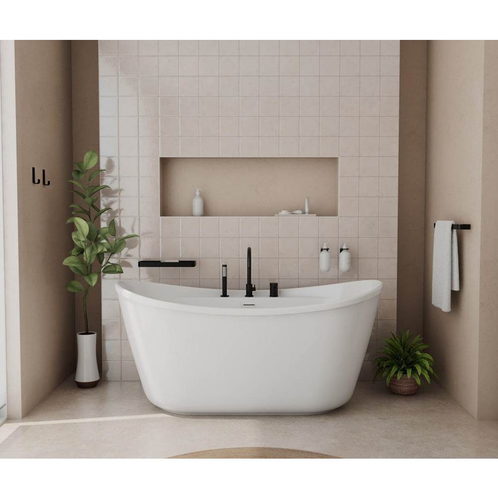Keros Deckmounted Tub Faucet with Handshower in Black