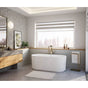 Maax - Tori 5932 Acrylic Freestanding Center Drain Bathtub in White - White