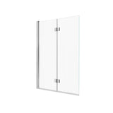 Edge Access 42 x 56 in. 6 mm Pivot Tub Screen for Alcove Installation with Clear glass in Chrome