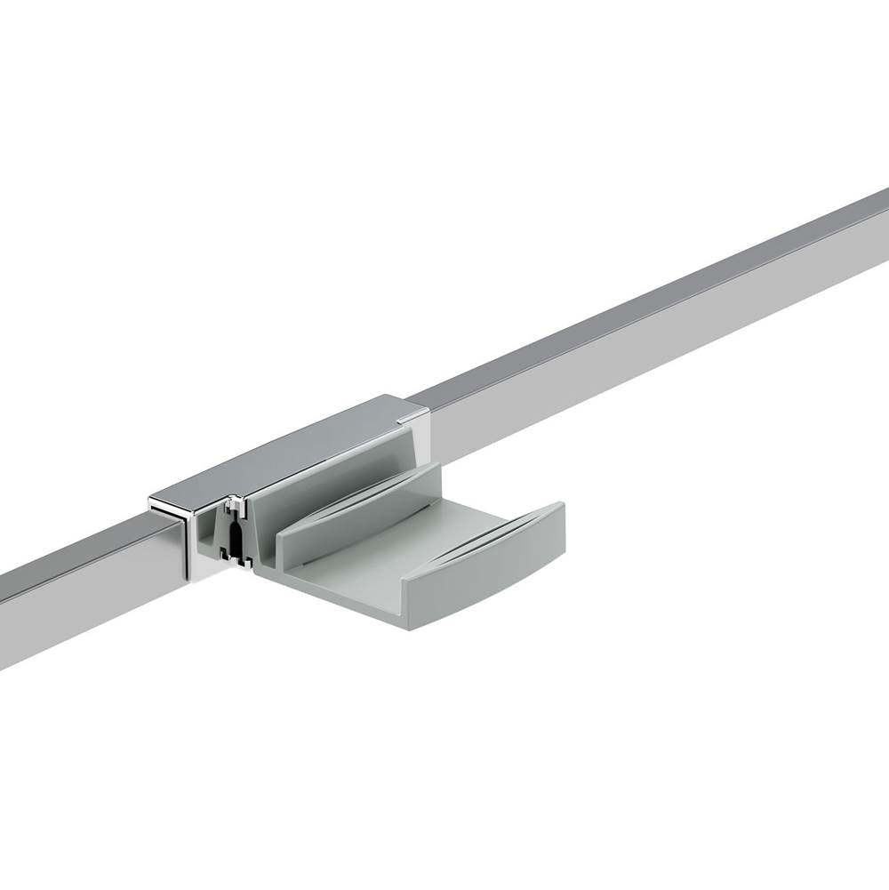 Incognito 57 56-59 x 56 3/4 in. 6mm Bypass Tub Door for Alcove Installation with Clear glass in Chrome