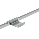 Incognito 70 44-47 x 70 1/2 in. 8mm Bypass Shower Door for Alcove Installation with Clear glass in Brushed Nickel