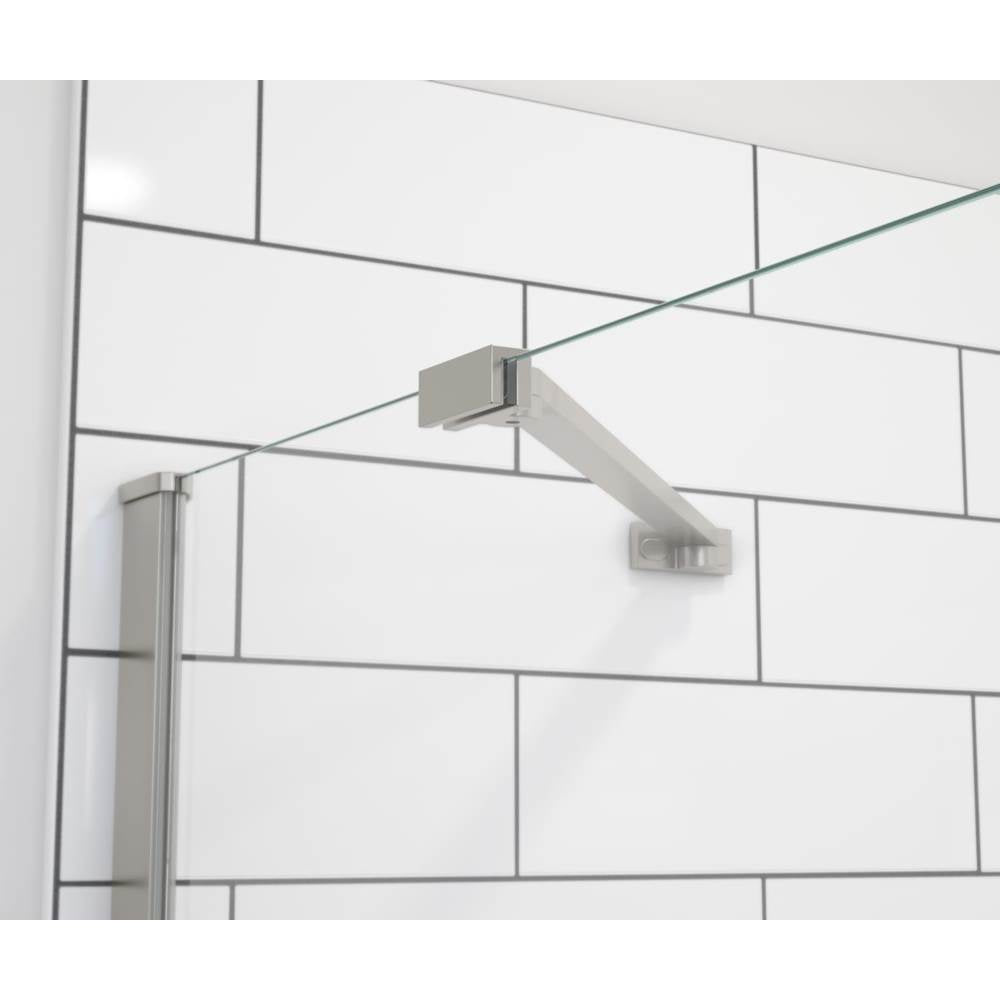 Maax - Fixed Panel Support Bar in Brushed Nickel - Brushed Nickel