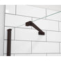 Maax - Fixed Panel Support Bar in Dark Bronze - Dark Bronze