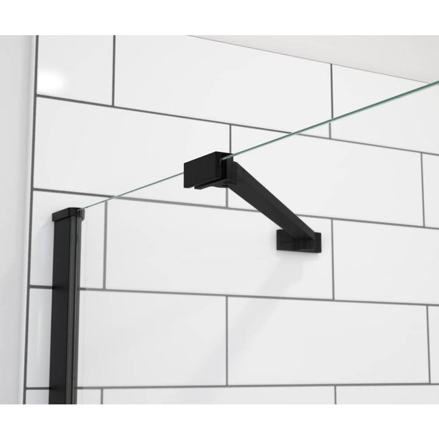 Maax - Fixed Panel Support Bar in Matte Black - Matte Black