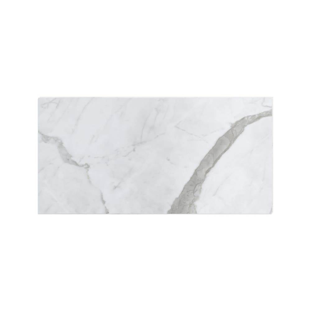 Maax - Manhattan Glue-up Wall Tiles 15.75 x 31.5 in. In Smooth Marble Glacier - Glacier