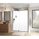 Specialty Handle for Uptown Pivot and Slider in Dark Bronze and Beige Marble