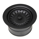 Nantucket Sink 3.5 Inch Extended Flange Disposal Kitchen Drain in Brushed Stainless