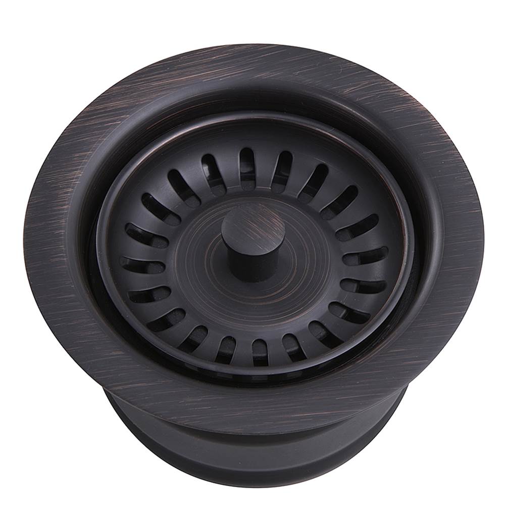 Nantucket Sinks - Nantucket Sink 3.5 Inch Extended Flange Disposal Kitchen Drain Brushed Oil Rubbed Bronze - Oil Rubbed Bronze
