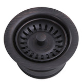 Nantucket Sinks - Nantucket Sink 3.5 Inch Extended Flange Disposal Kitchen Drain Brushed Oil Rubbed Bronze - Oil Rubbed Bronze