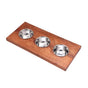 Nantucket Sinks - Prep Station 3 Piece Round Condiment Server - Natural
