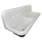 Fireclay Utility Sink In Black,White