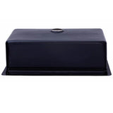Brightwork Collection Hammered Stainless Steel Large Single Bowl Prep Station Sink. Sink Includes Accacia Cutting Board