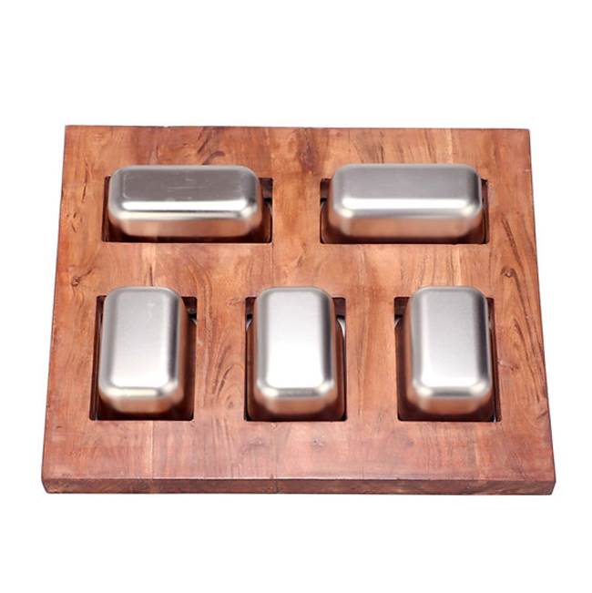 Prep Station 5 Piece Condiment Server