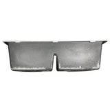 Undermount Double Equal Bowls With Low Divide - Granite Composite Black