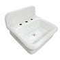 Nantucket Sinks - Fireclay 30'S Style Sink In All White - Porcelain Enamel Glaze