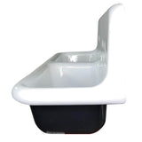 Fireclay Utility Sink In Black,White
