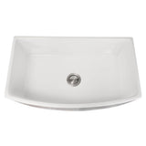 Nantucket Sinks - Italian Made Fine Fireclay Curved Apron Farmer Sink Finished In A White Finish, Optional Bottom Grid - Bg-Fc3320Ca - White