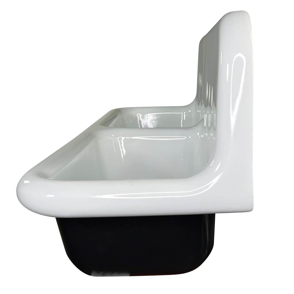 Fireclay Utility Sink In Black,White