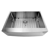 Apron302010SR-16 - 30 Inch Pro Series Single Bowl Farmhouse Apron Front Stainless Steel Kitchen Sink