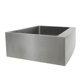 Apron302010SR-16 - 30 Inch Pro Series Single Bowl Farmhouse Apron Front Stainless Steel Kitchen Sink