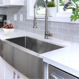 Apron302010SR-16 - 30 Inch Pro Series Single Bowl Farmhouse Apron Front Stainless Steel Kitchen Sink