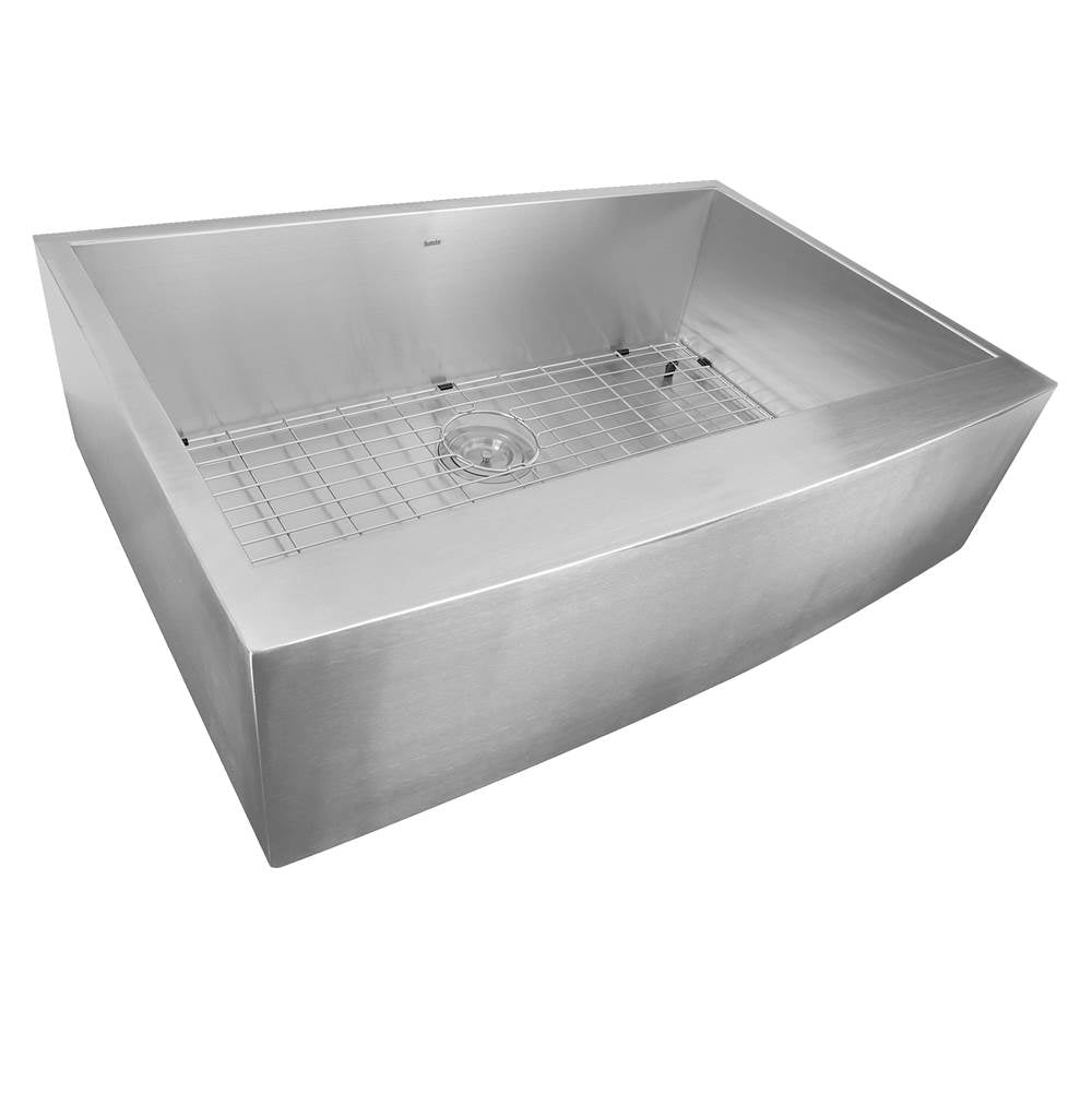 Apron332010-16 - 33 Inch Pro Series Single Bowl Farmhouse Apron Front Stainless Steel Kitchen Sink