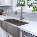 Apron332010-16 - 33 Inch Pro Series Single Bowl Farmhouse Apron Front Stainless Steel Kitchen Sink