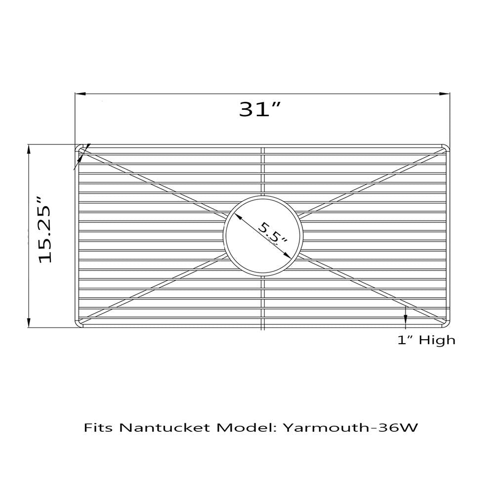 Stainless Steel Bottom Grid  Bg-Ym36