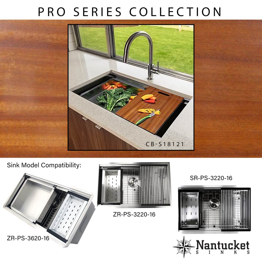 18'' x 12'' Pro Series Prep Station Cutting Board