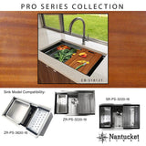 18'' x 12'' Pro Series Prep Station Cutting Board