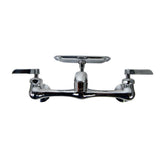 Nantucket Sinks - Wall Mount Faucet with Soap Dish - Chrome