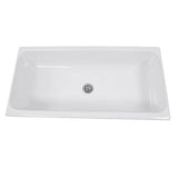 35.5 Inch Rectangular Italian Fireclay Vessel Sink