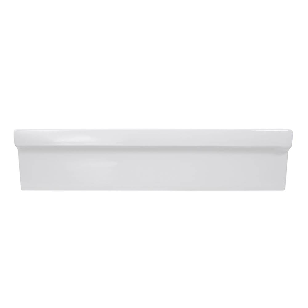 35.5 Inch Rectangular Italian Fireclay Vessel Sink
