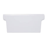 35.5 Inch Rectangular Italian Fireclay Vessel Sink