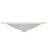 21 Inch Rectangular Drop-In Ceramic Vanity Sink