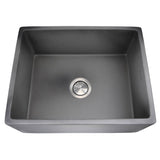24-Inch Farmhouse Fireclay Sink CONCRETE