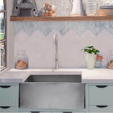 24-Inch Farmhouse Fireclay Sink CONCRETE