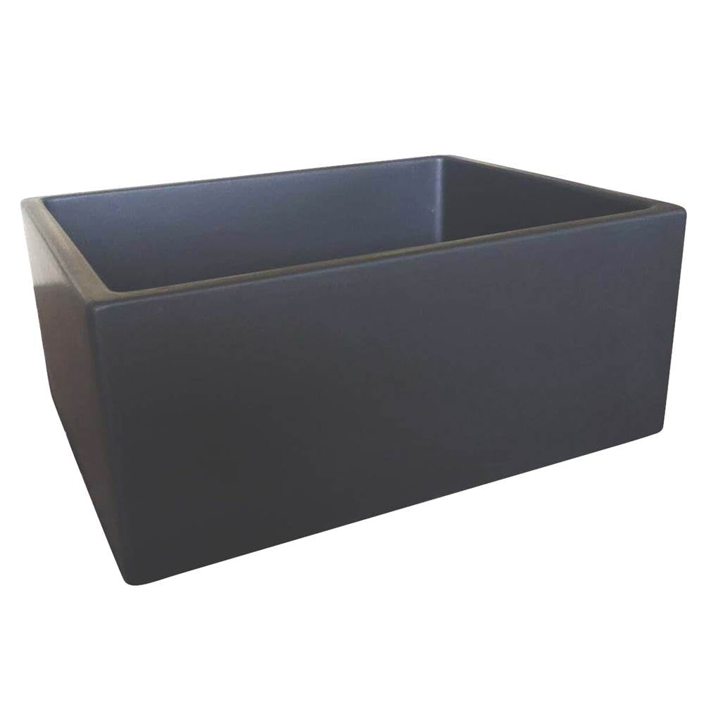 24-Inch Farmhouse Fireclay Sink CONCRETE
