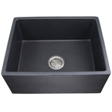 24-Inch Farmhouse Fireclay Sink CONCRETE