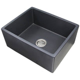 24-Inch Farmhouse Fireclay Sink CONCRETE