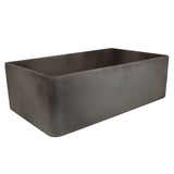 Nantucket Sinks - 30-Inch Farmhouse Fireclay Sink with Concrete Finish - Concrete