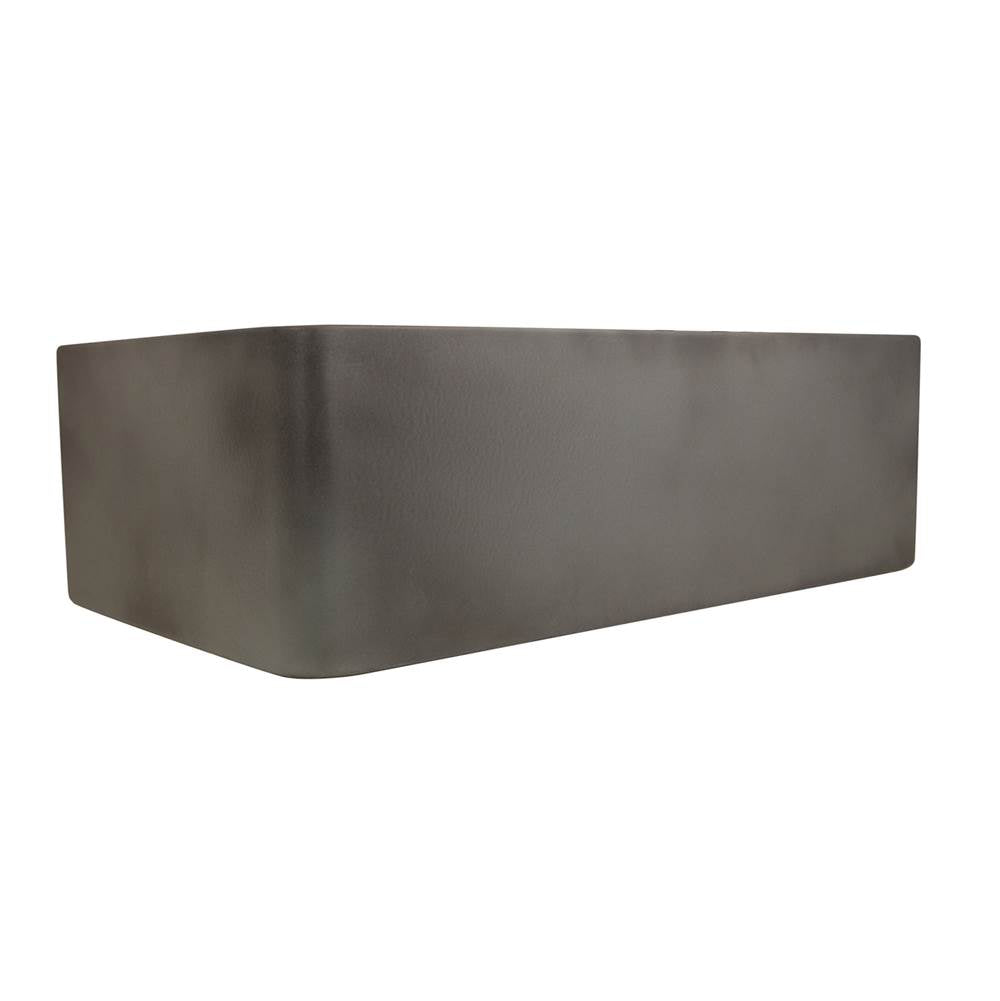 30-Inch Farmhouse Fireclay Sink with Concrete Finish
