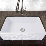 30-Inch Farmhouse Fireclay Sink with Concrete Finish