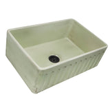 30-Inch Farmhouse Fireclay Sink with Concrete Finish
